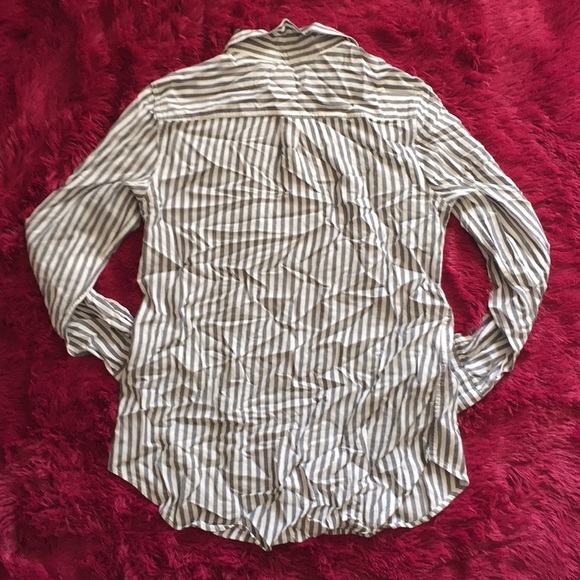 Merona vertical stripes button down top - Picture 5 of 10